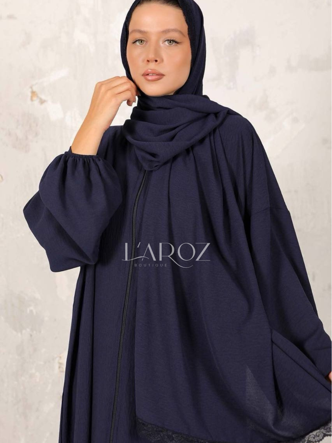 Eşarplı namaz elbisesi / şallı namazlık elbisesi
