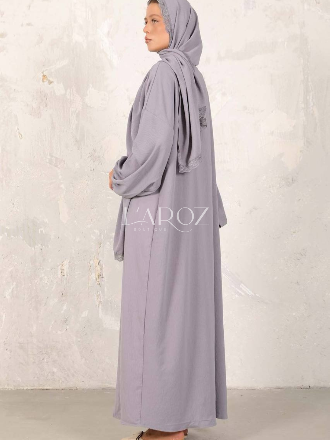 Eşarplı namaz elbisesi / şallı namazlık elbisesi