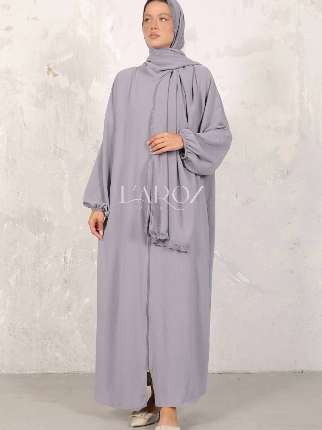 Eşarplı namaz elbisesi / şallı namazlık elbisesi