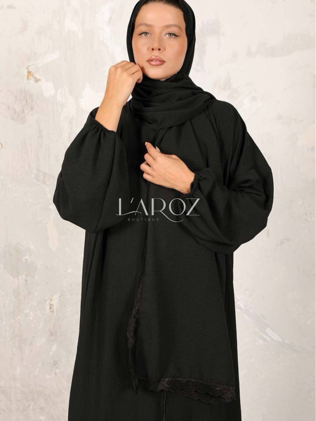 Eşarplı namaz elbisesi / şallı namazlık elbisesi