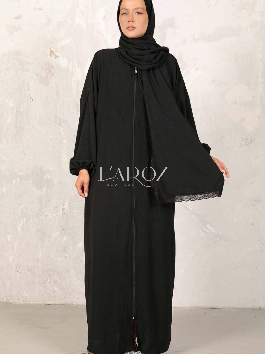 Eşarplı namaz elbisesi / şallı namazlık elbisesi