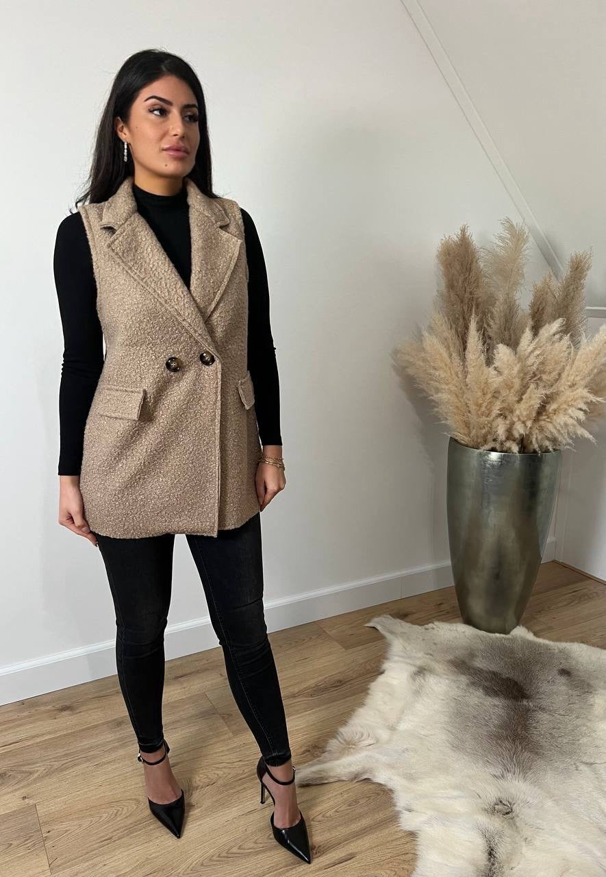 Nina waistcoat - Sand