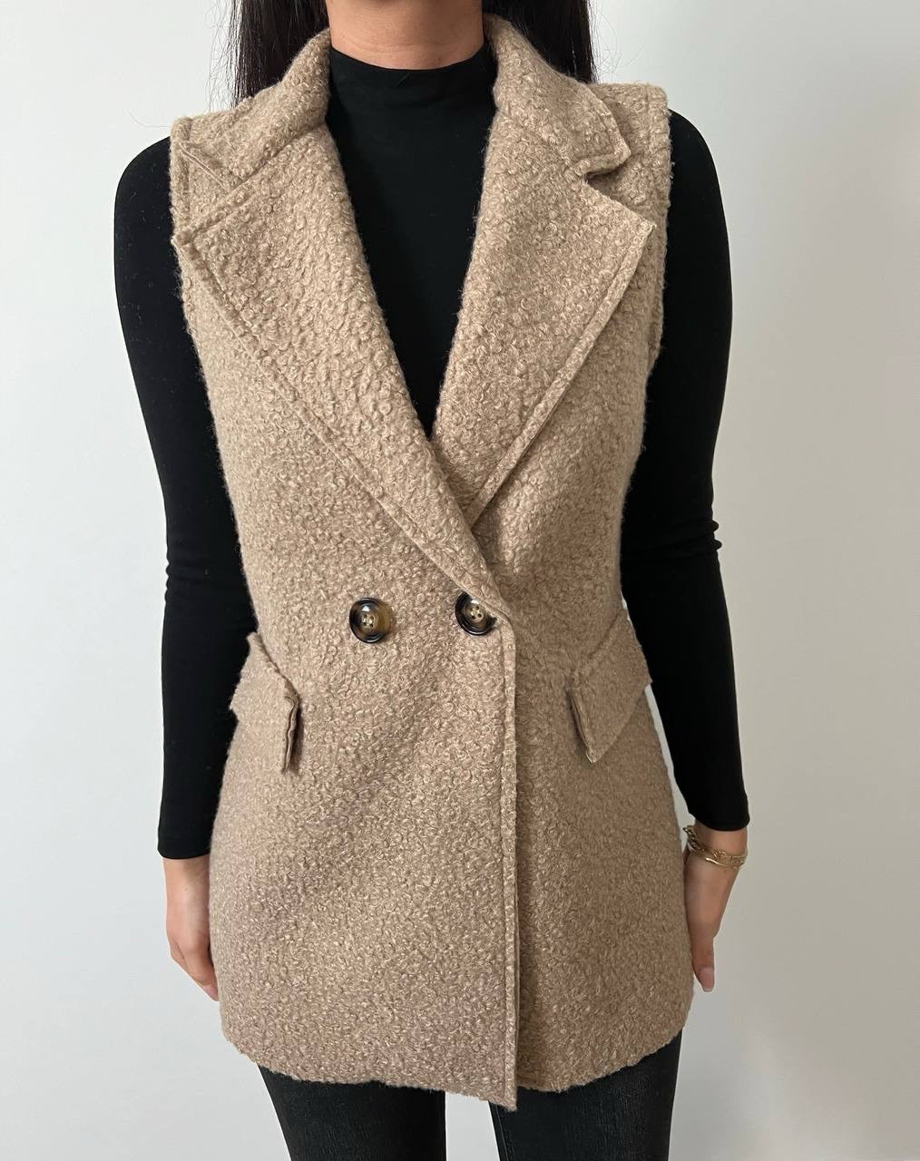 Nina waistcoat - Sand