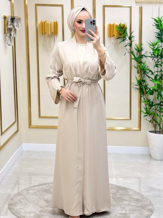 Abaya takımı Bej / Abaya set Beige