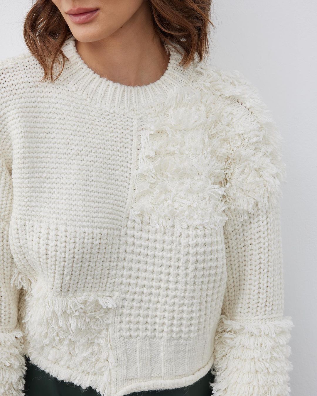 Knitted sweater - Cream