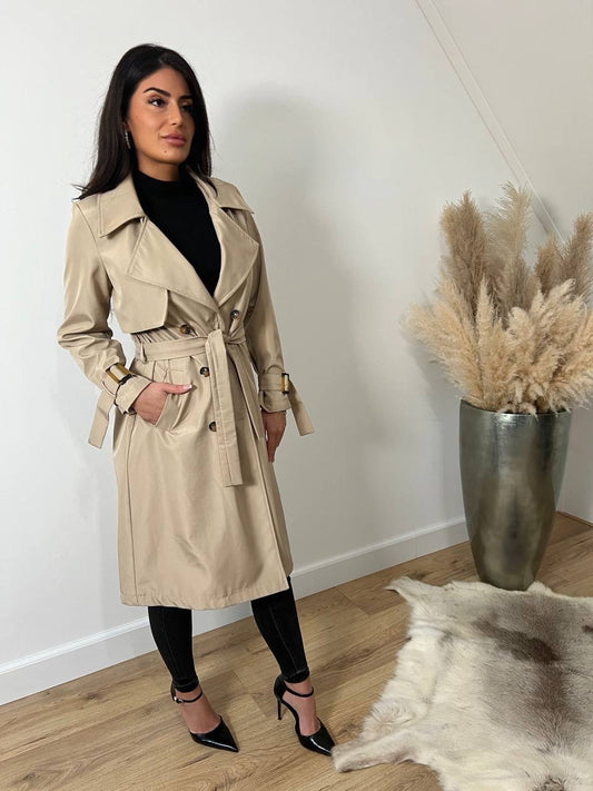 Milou trench coat - Cream