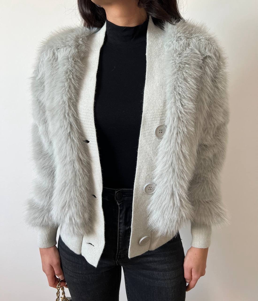 Liva fur jacket - Gray