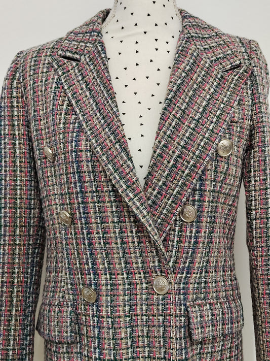 Checked blazer