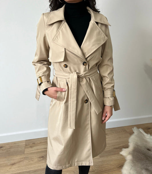 Milou trench coat - Cream