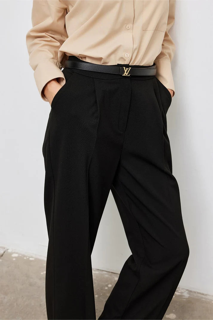 Fit Palazzo pants - Black